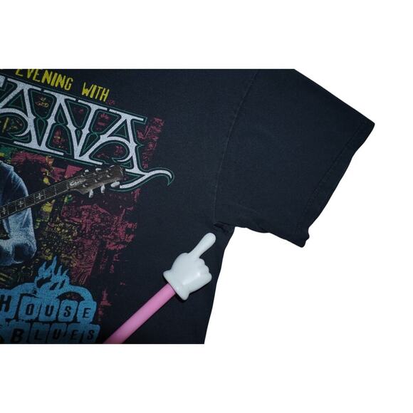 Vintage 2006 Santana Tour T-Shirt House of Blues Greatest Hits Live Black Size M - Picture 4 of 7